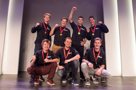 Winners of the Swiss Building Services Engineering Championships 2017